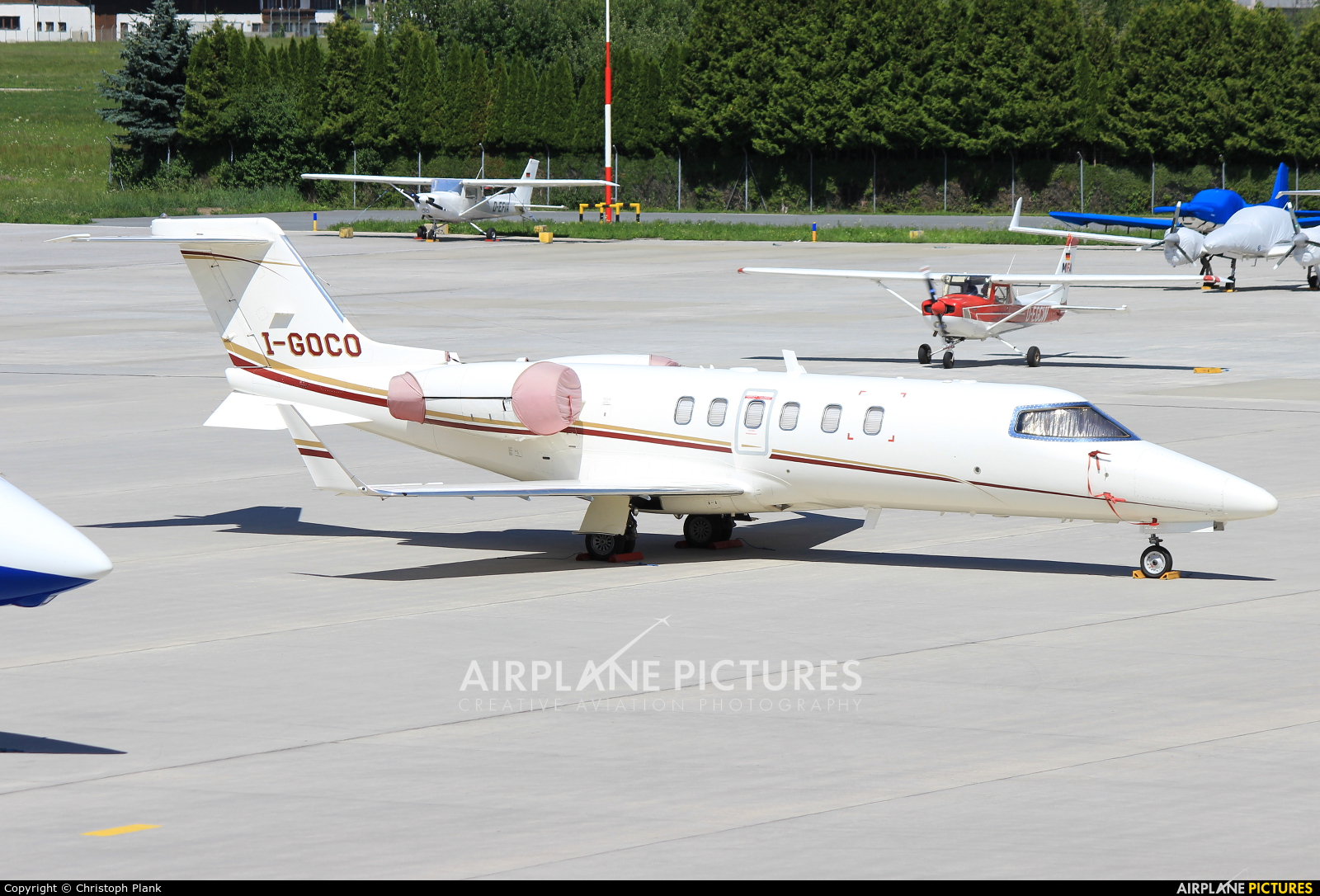Sirio Executive I-GOCO aircraft at Innsbruck
