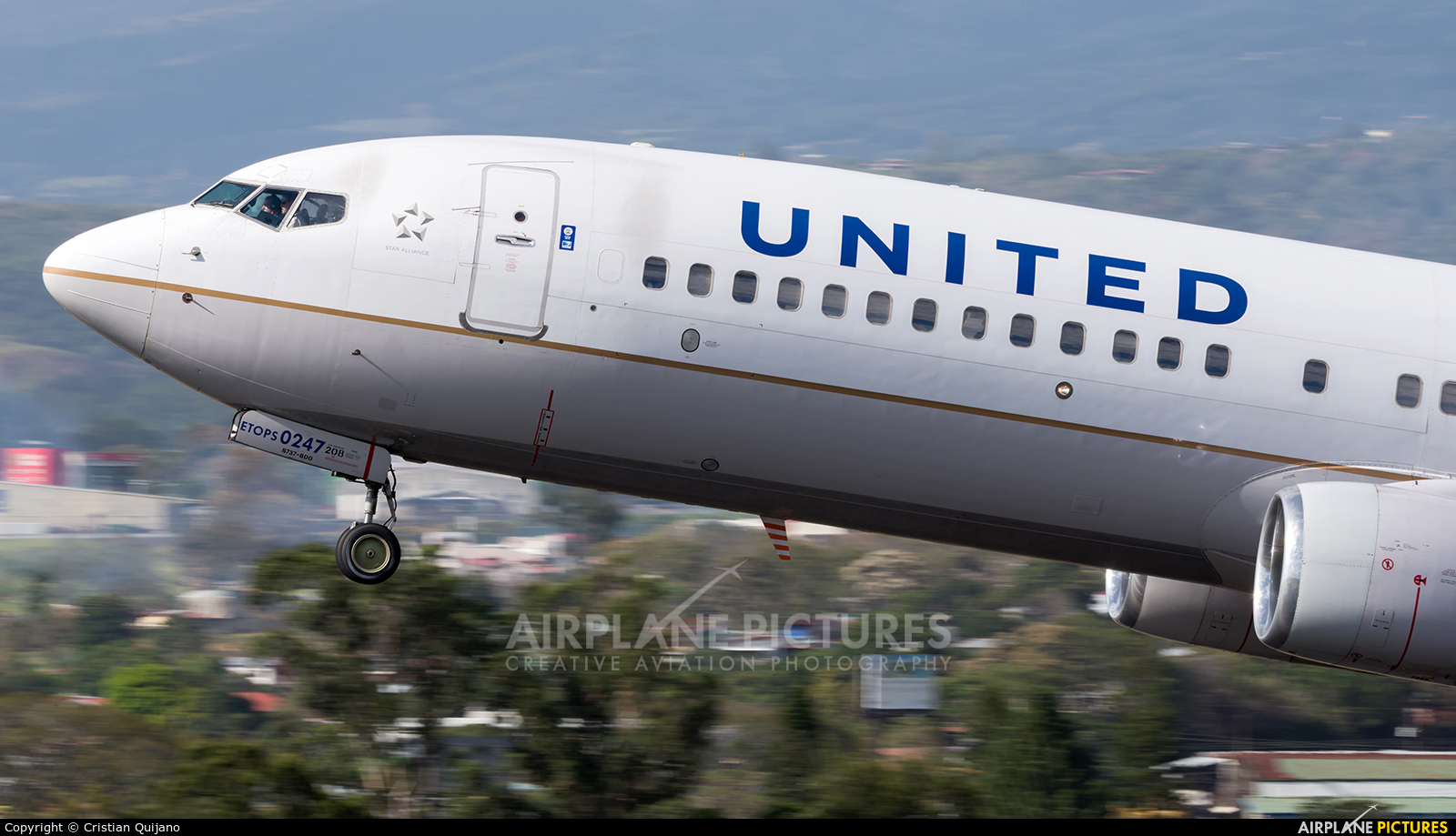United Airlines N36247 aircraft at San Jose - Juan Santamaría Intl