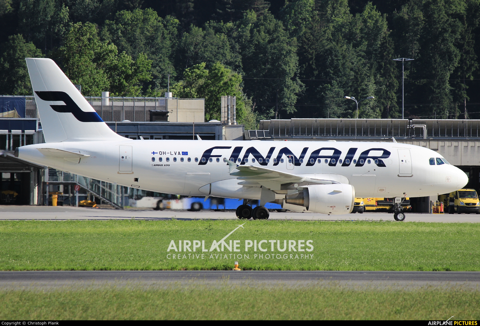 Finnair OH-LVA aircraft at Innsbruck