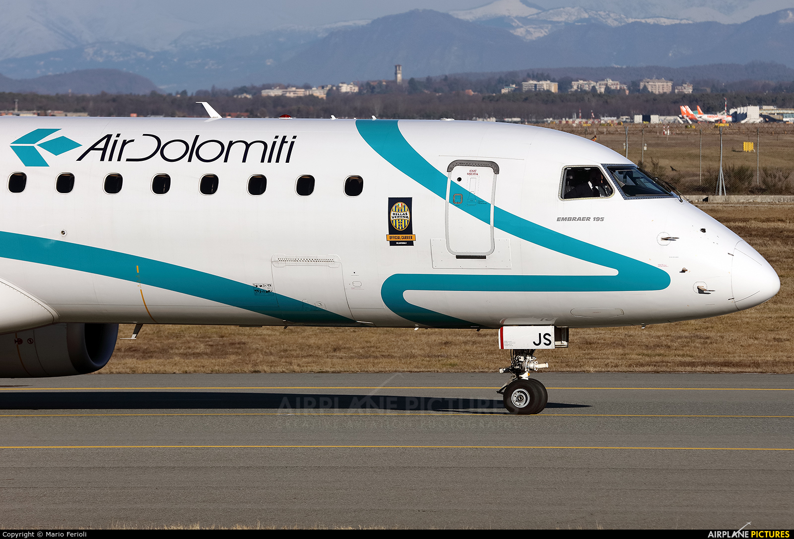 Air Dolomiti I-ADJS aircraft at Milan - Malpensa