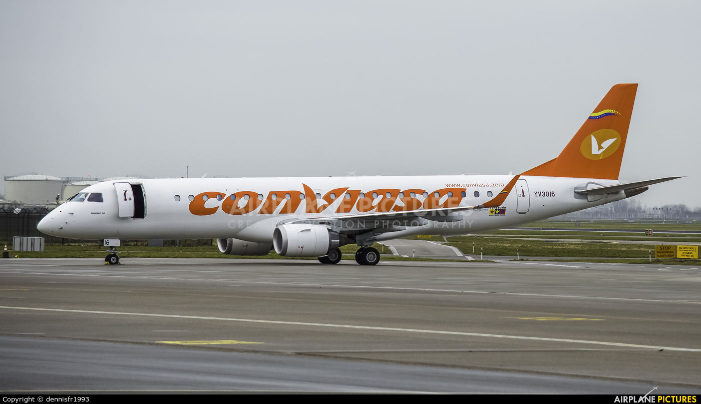 Conviasa YV3016 aircraft at Amsterdam - Schiphol