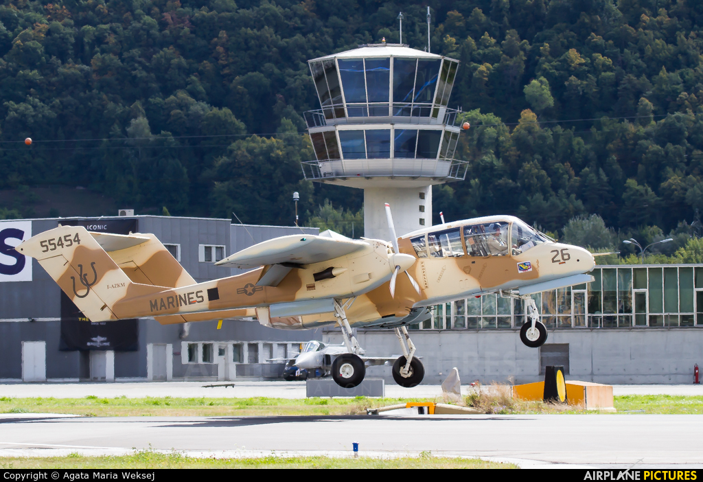 Private F-AZKM aircraft at Sion