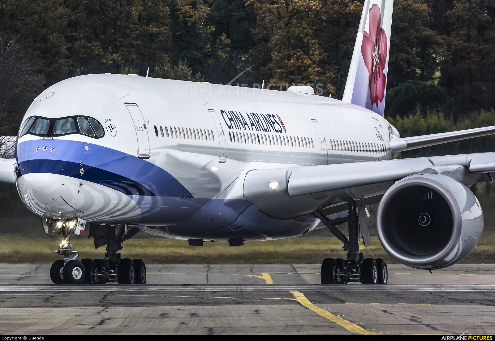 China Airlines F-WZHC aircraft at Toulouse - Blagnac