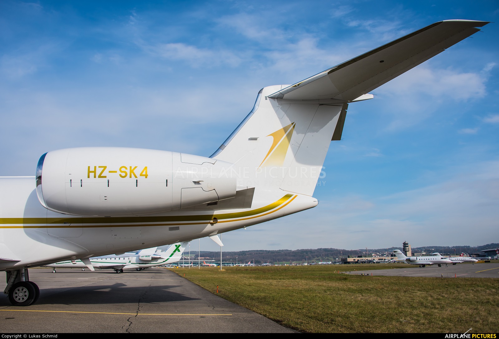 Sky Prime Aviation Services HZ-SK4 aircraft at Zurich