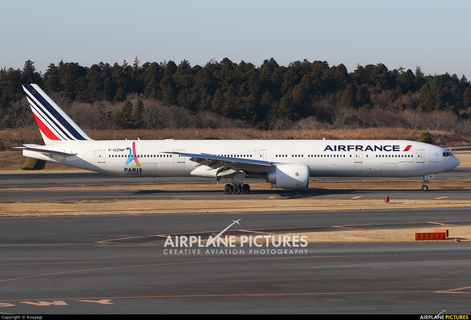 Air France F-GZNP aircraft at Tokyo - Narita Intl