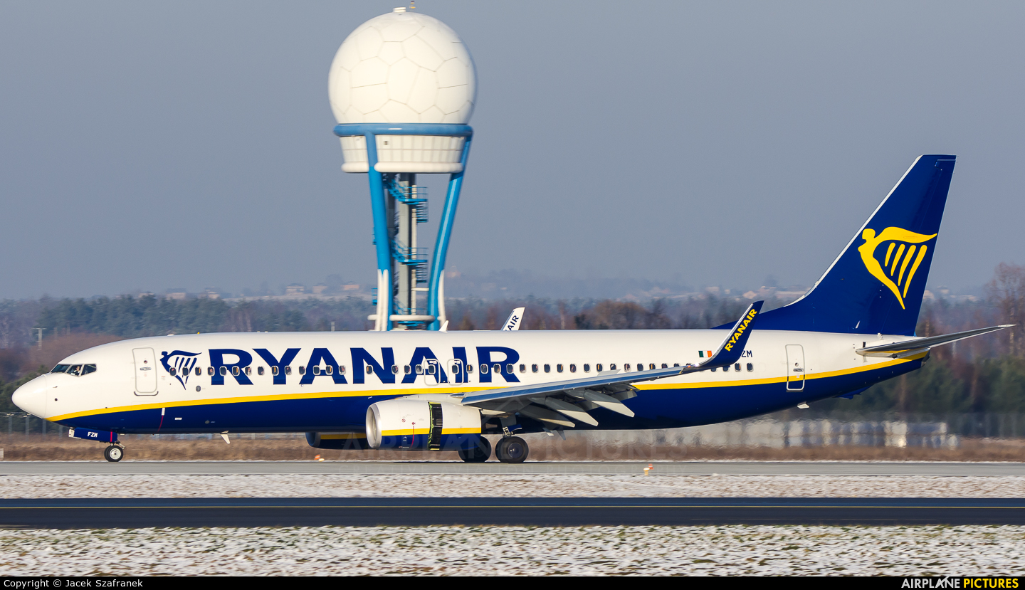 Ryanair EI-FZM aircraft at Katowice - Pyrzowice