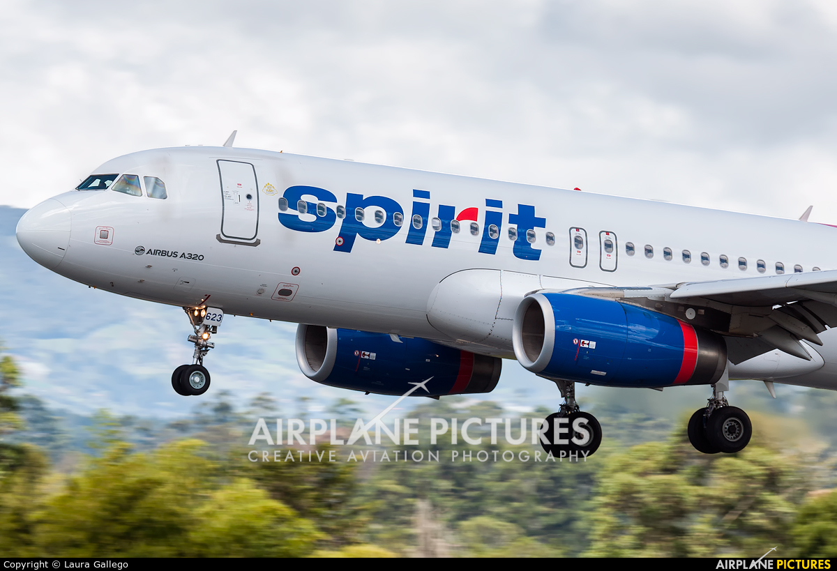 Spirit Airlines N623NK aircraft at Medellin - Jose Maria Cordova Intl