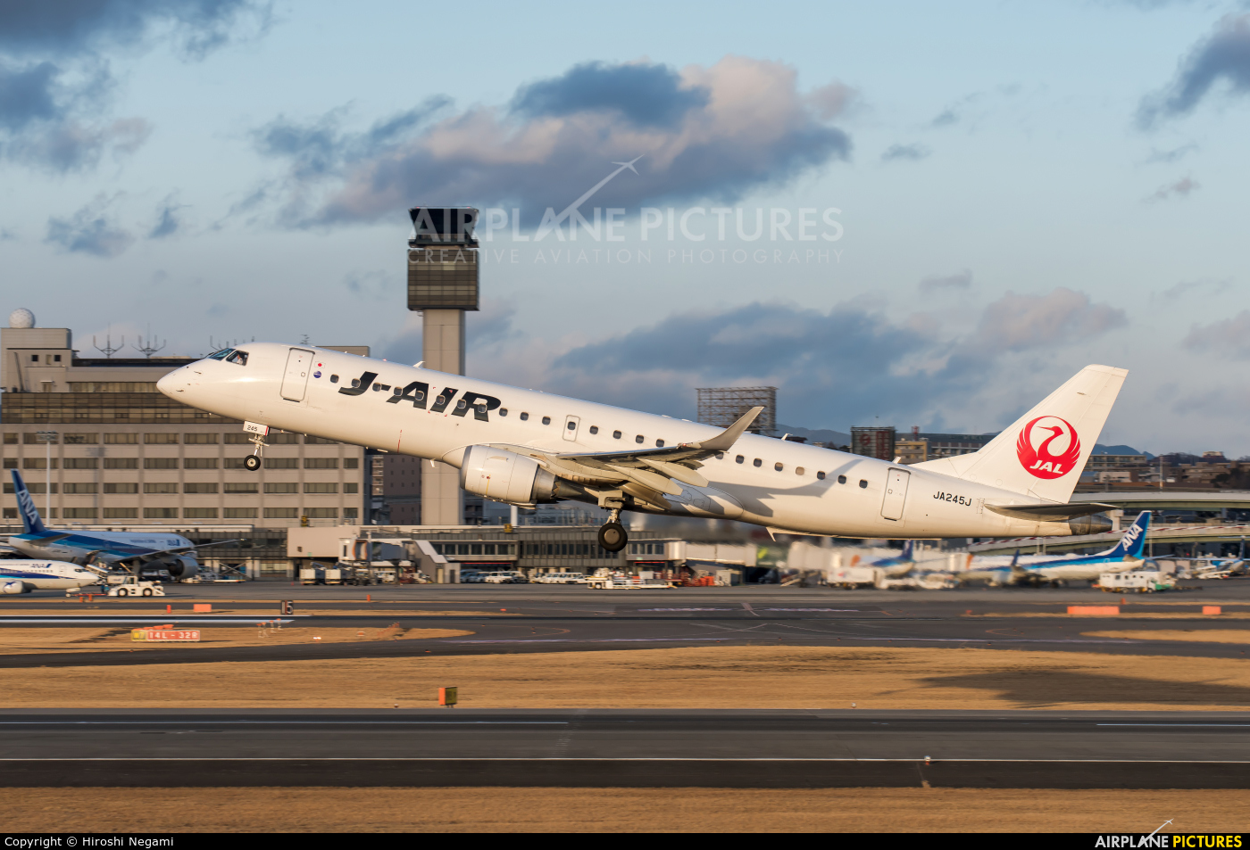 J-Air JA245J aircraft at Osaka - Itami Intl