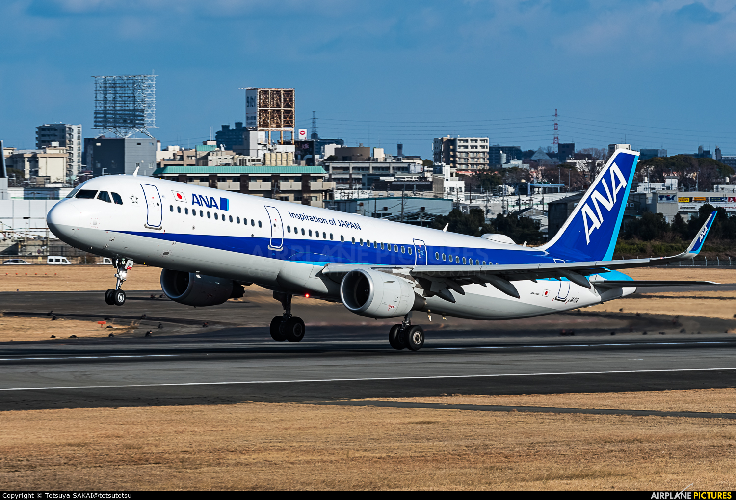 ANA - All Nippon Airways JA111A aircraft at Osaka - Itami Intl