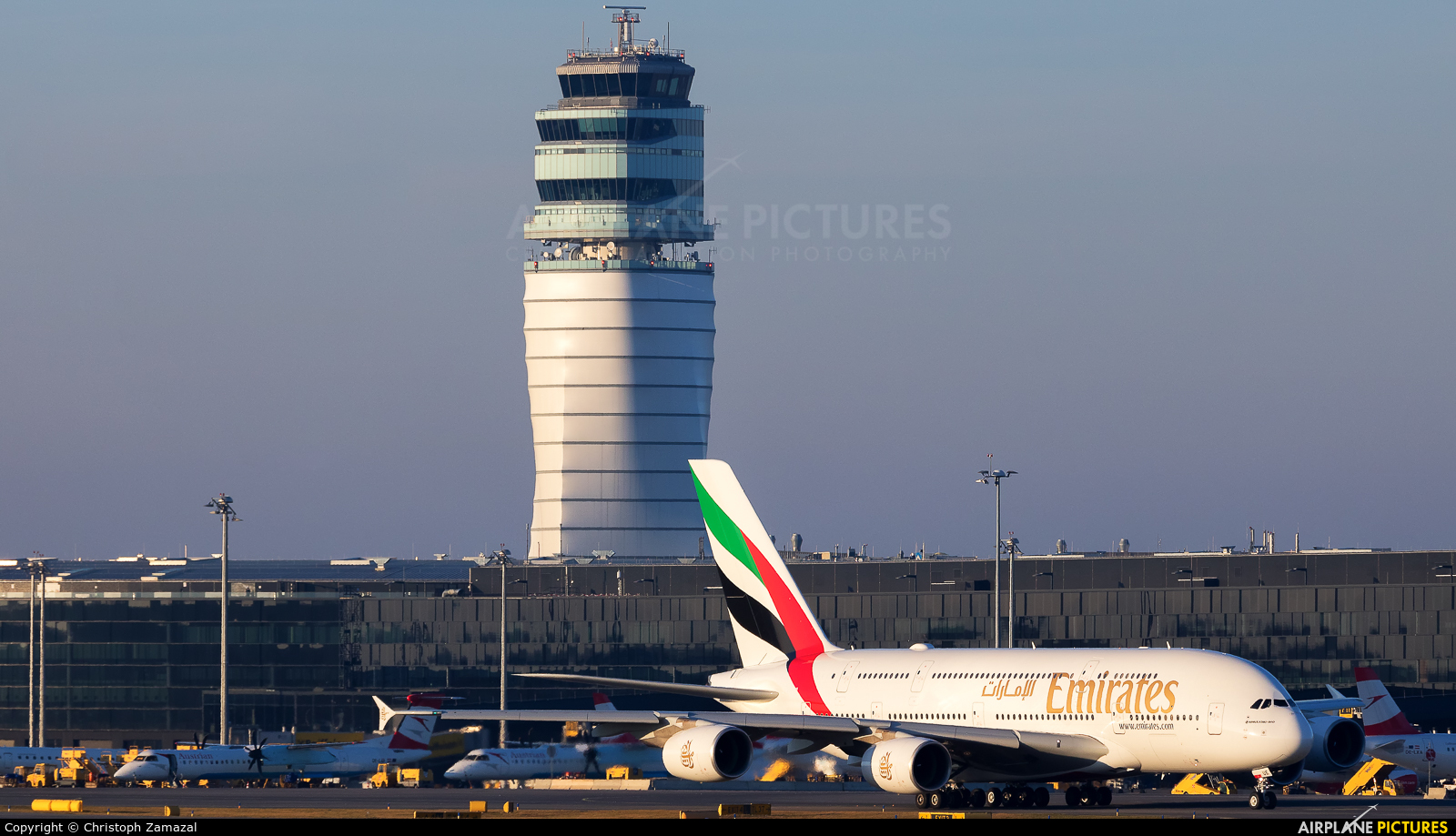 Emirates Airlines A6-EUE aircraft at Vienna - Schwechat