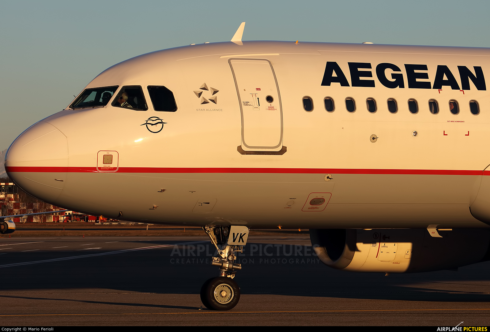 Aegean Airlines SX-DVK aircraft at Milan - Malpensa