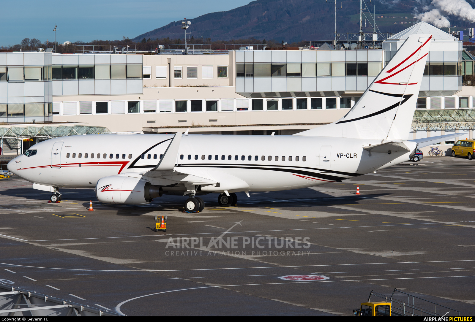 Lukoil-Avia VP-CLR aircraft at Salzburg