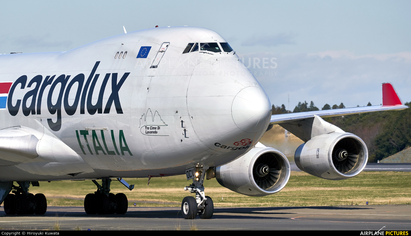 Cargolux Italia LX-OCV aircraft at Tokyo - Narita Intl