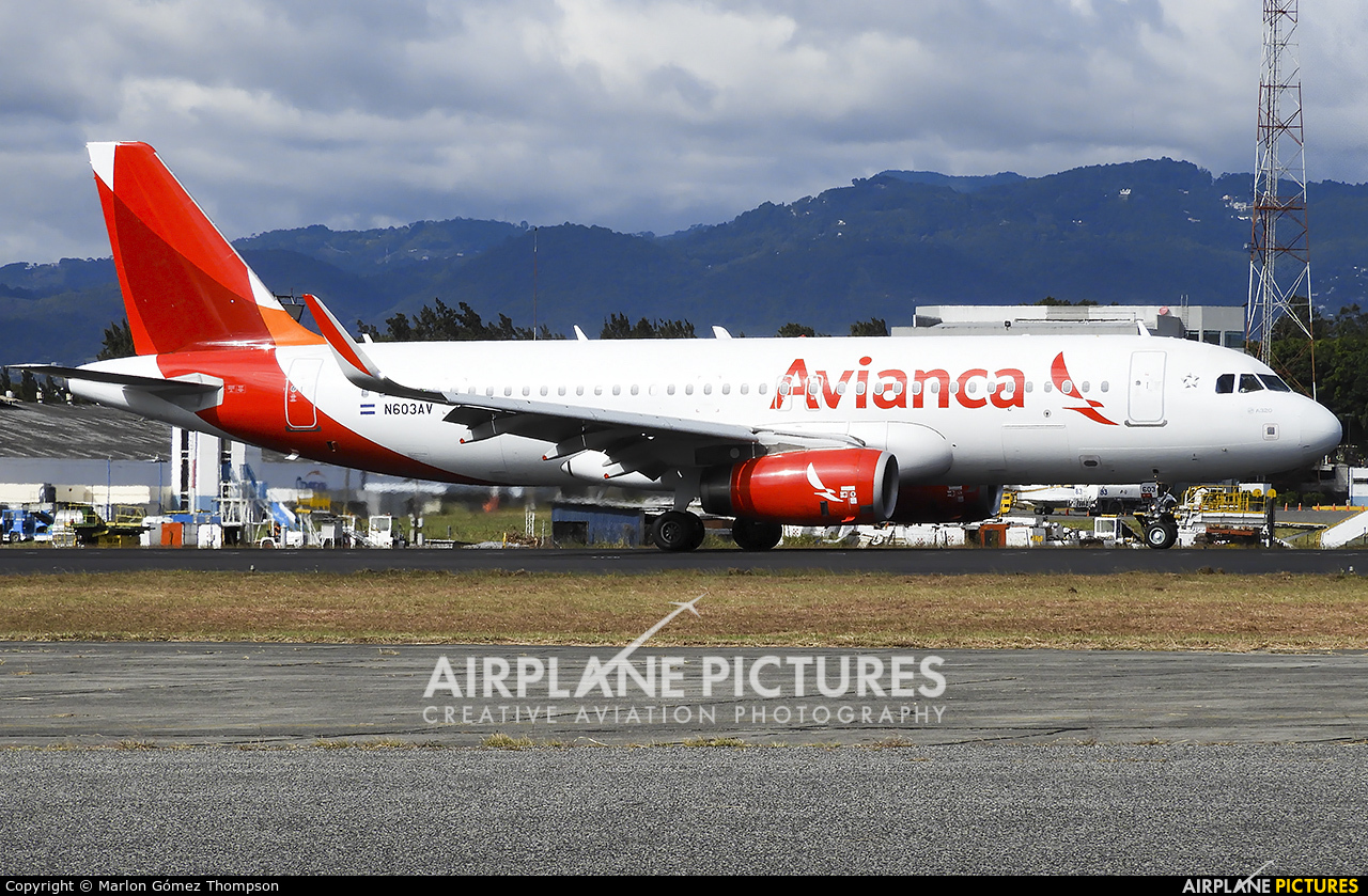 Avianca N603AV aircraft at Guatemala - La Aurora
