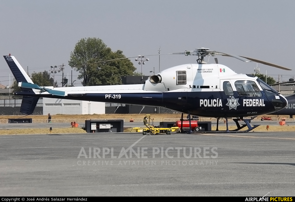 Mexico - Police PF-319 aircraft at Off Airport - Mexico