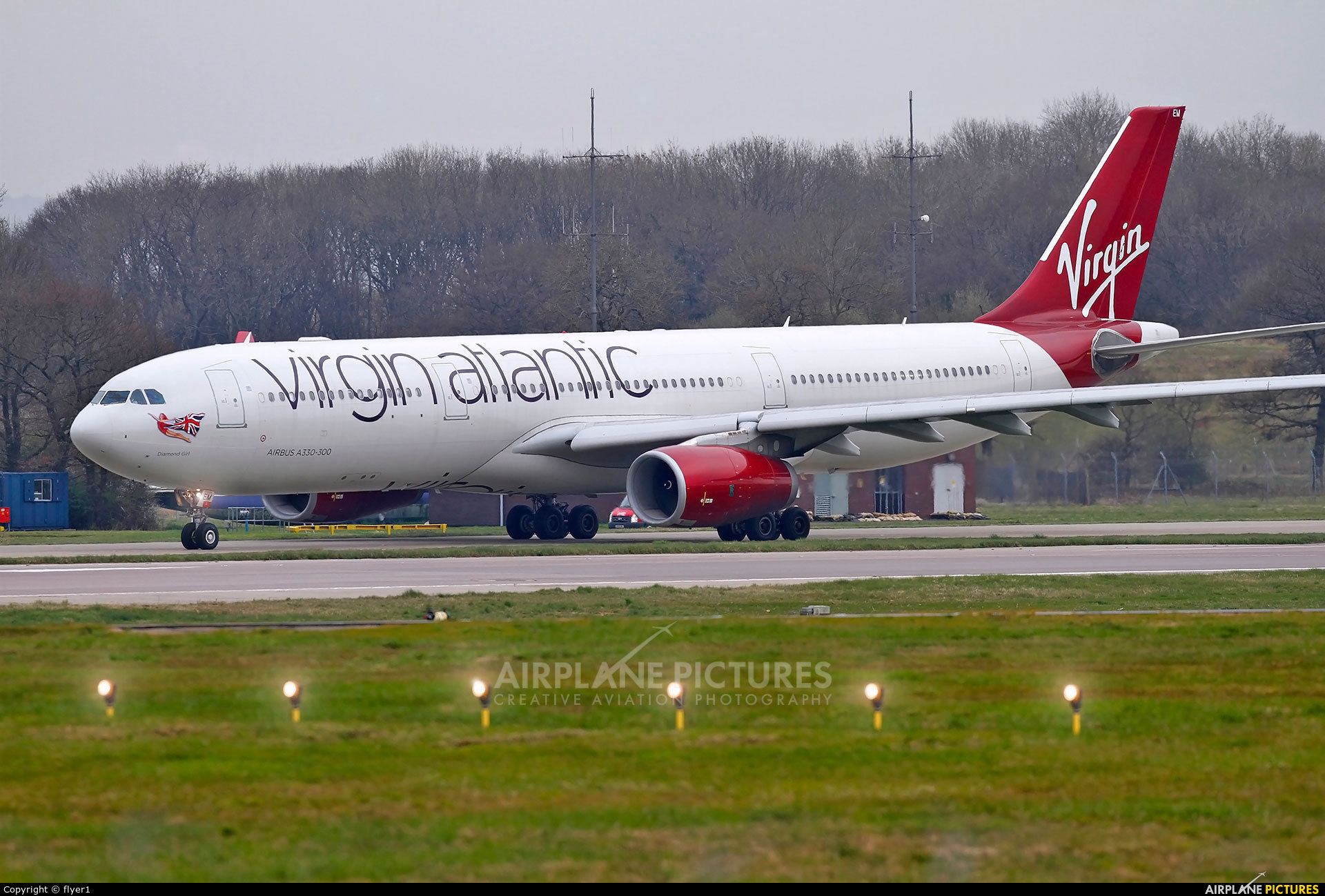 Virgin Atlantic G-VGEM aircraft at London - Gatwick