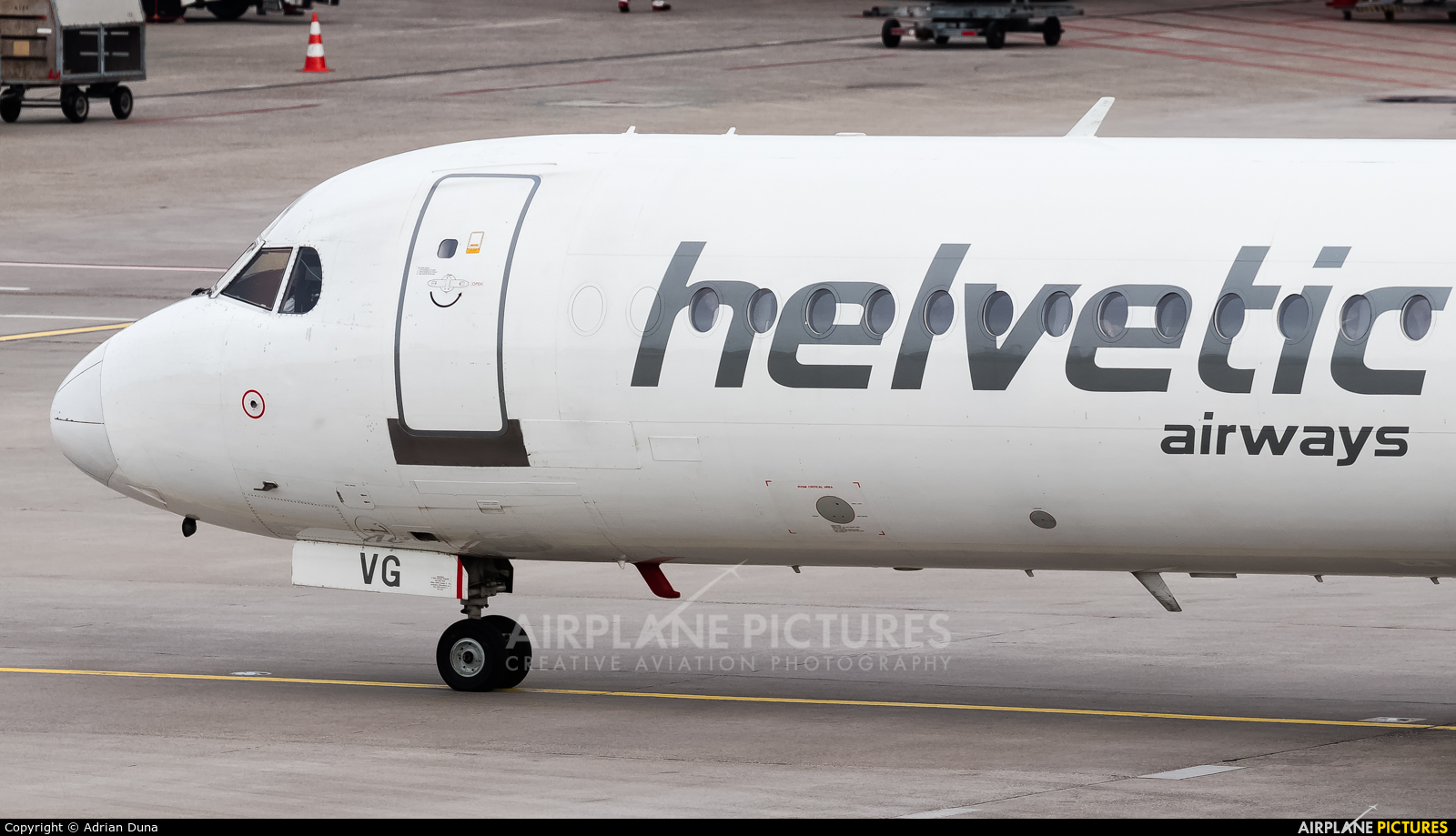 Helvetic Airways HB-JVG aircraft at Zurich