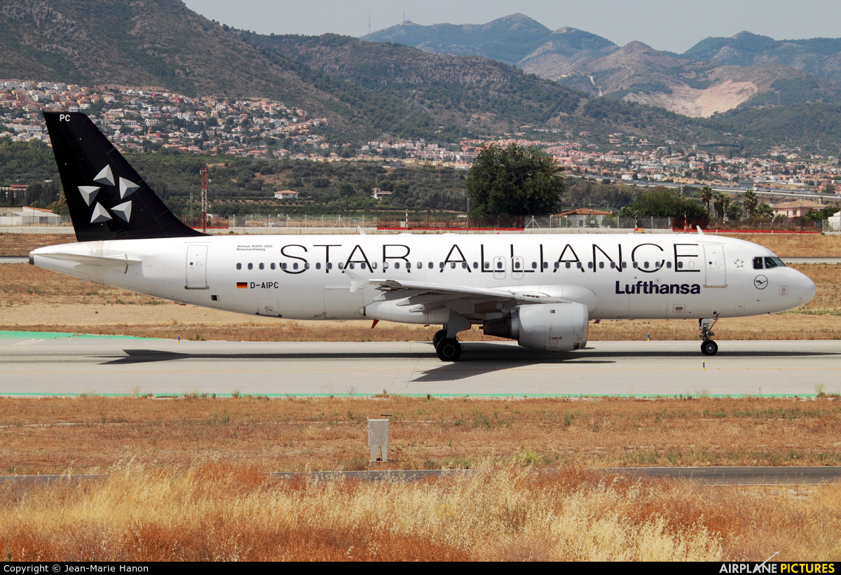 Lufthansa D-AIPC aircraft at Málaga