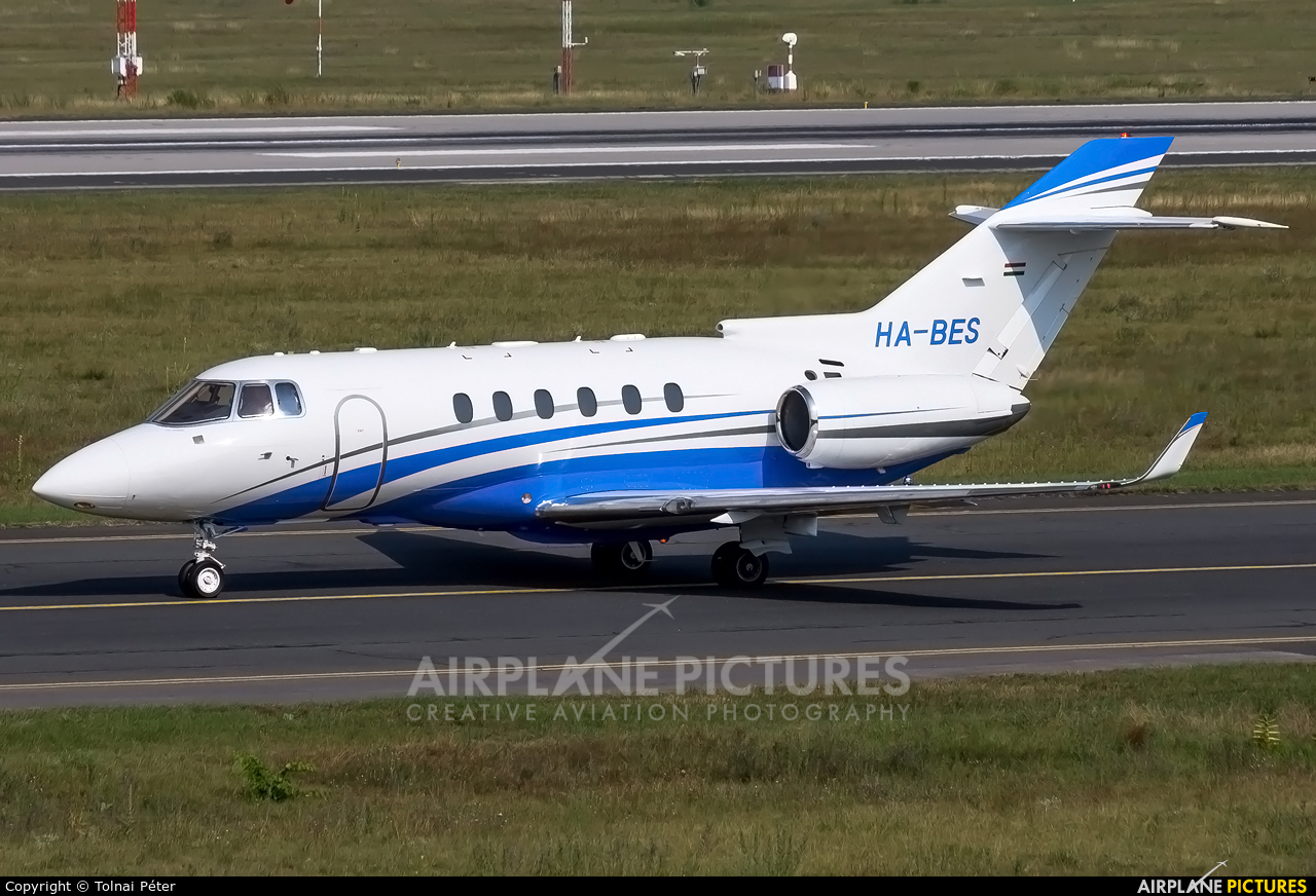 Private HA-BES aircraft at Budapest Ferenc Liszt International Airport