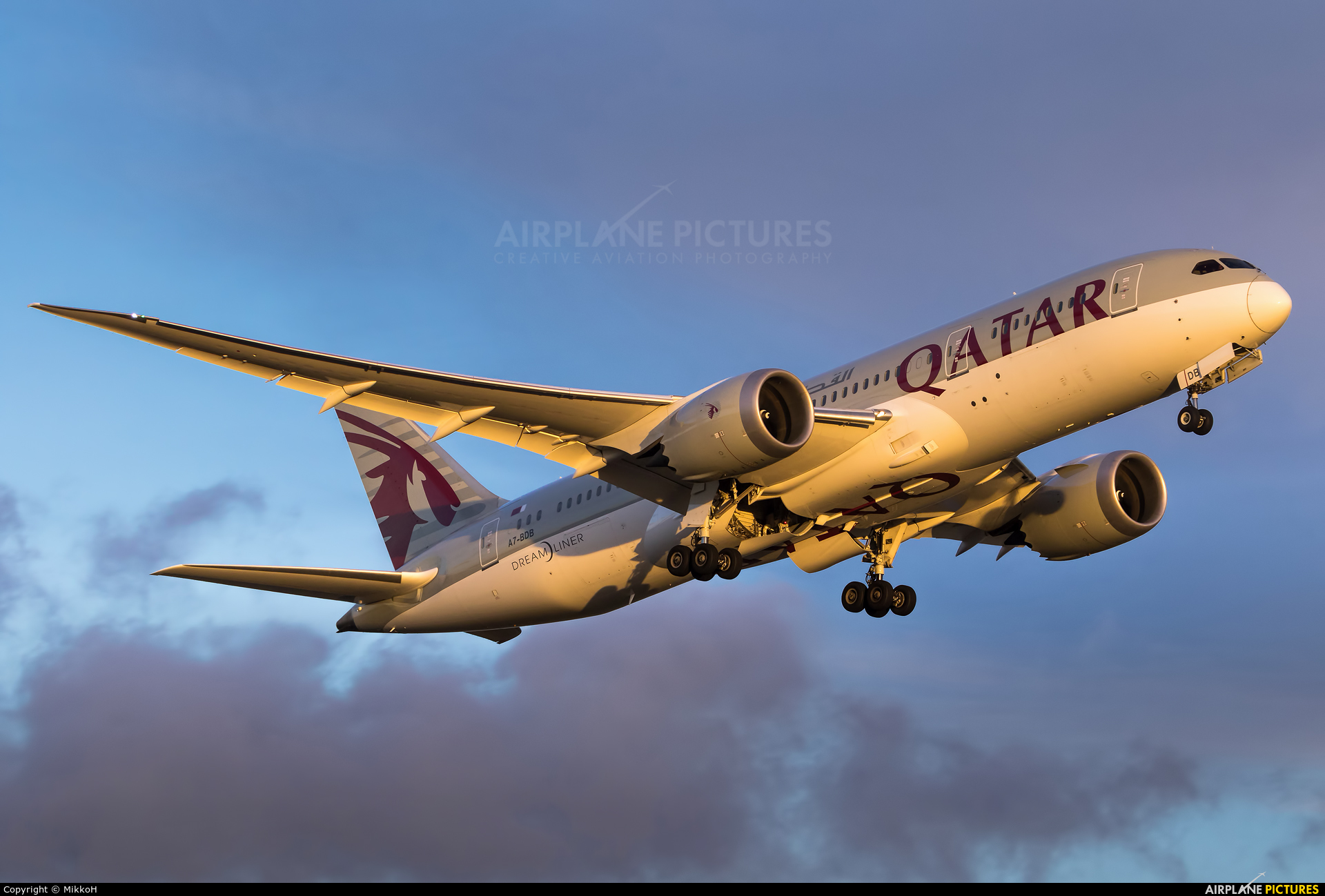 Qatar Airways A7-BCB aircraft at Helsinki - Vantaa