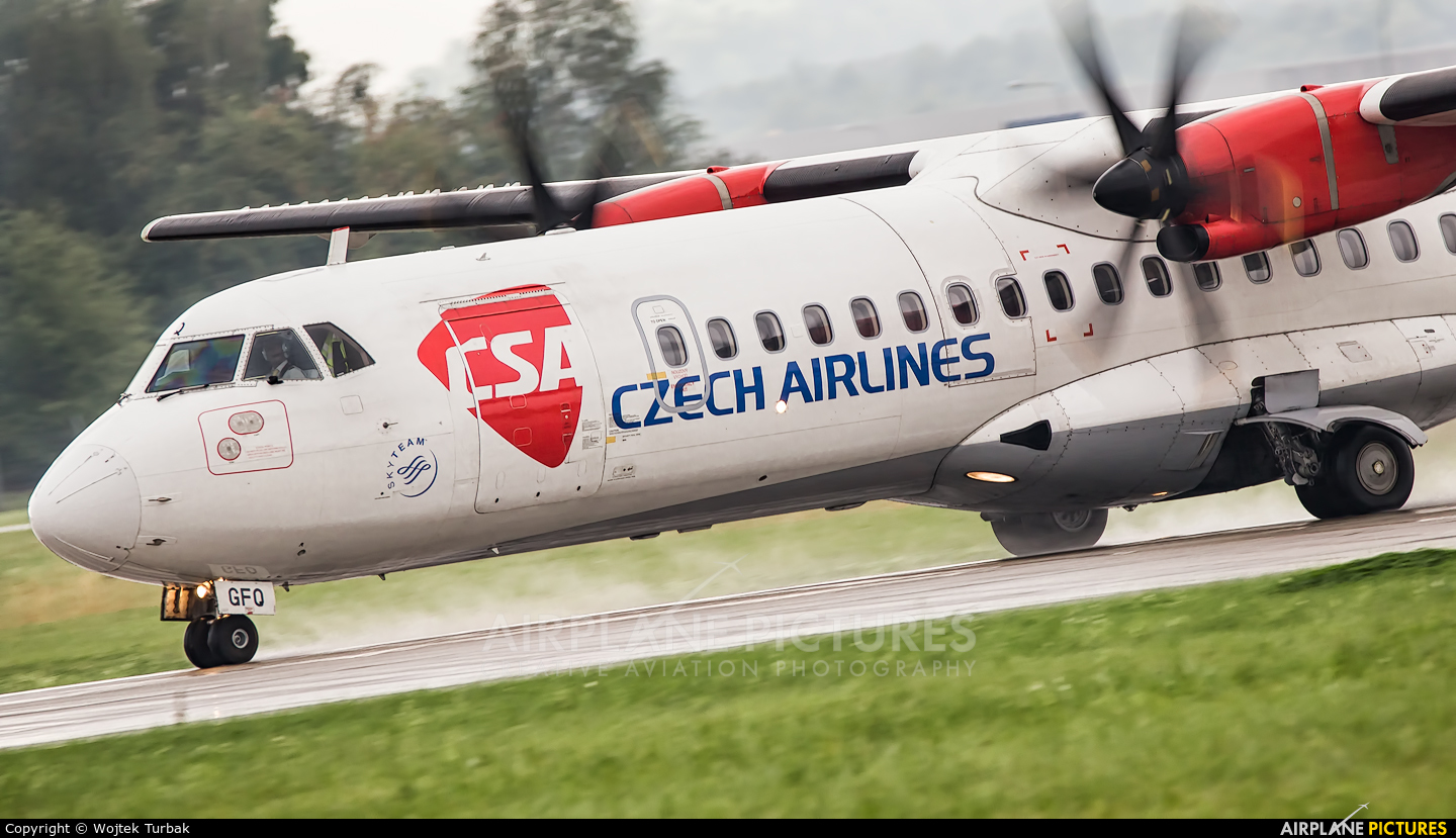 CSA - Czech Airlines OK-GFQ aircraft at Ostrava Mošnov