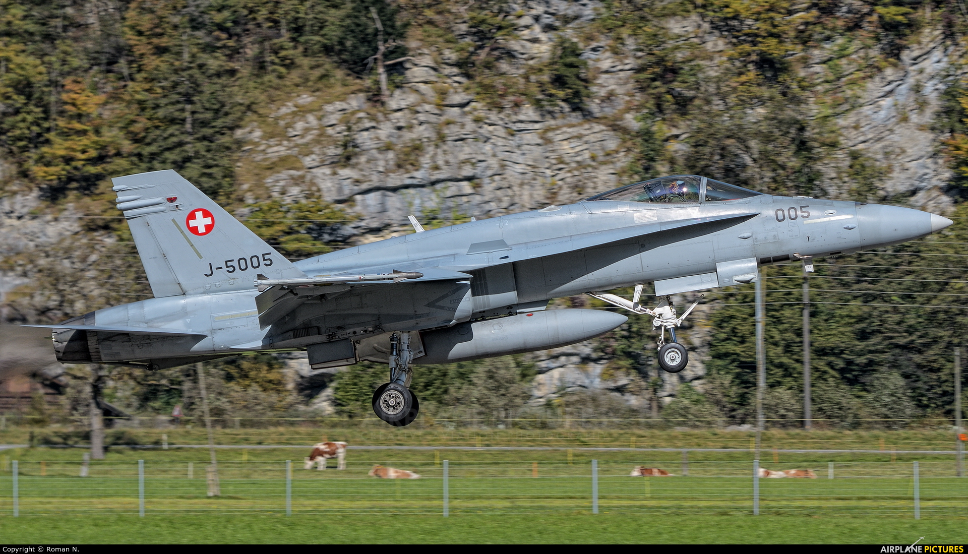 Switzerland - Air Force J-5005 aircraft at Meiringen