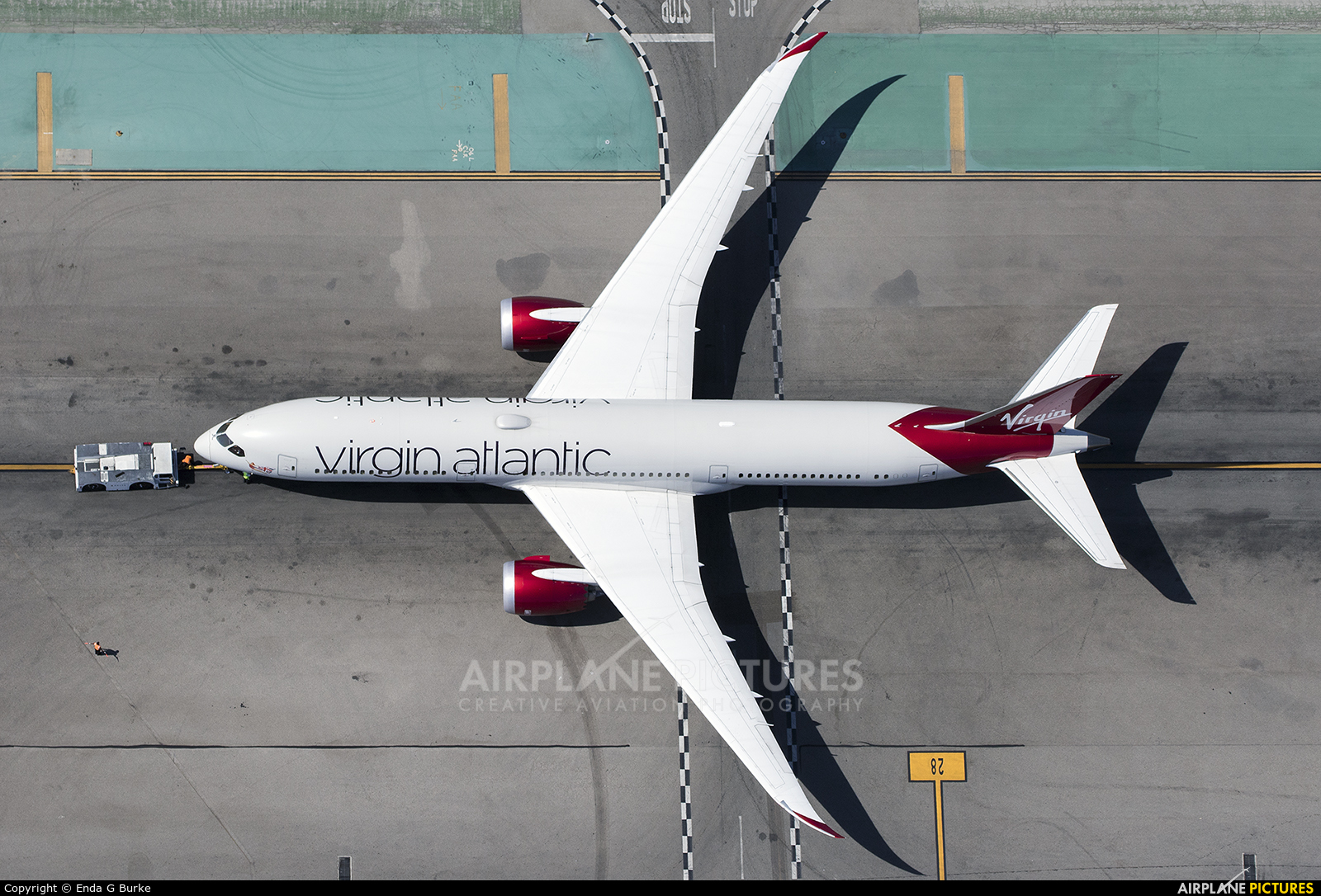 Virgin Atlantic G-VMAP aircraft at Los Angeles Intl