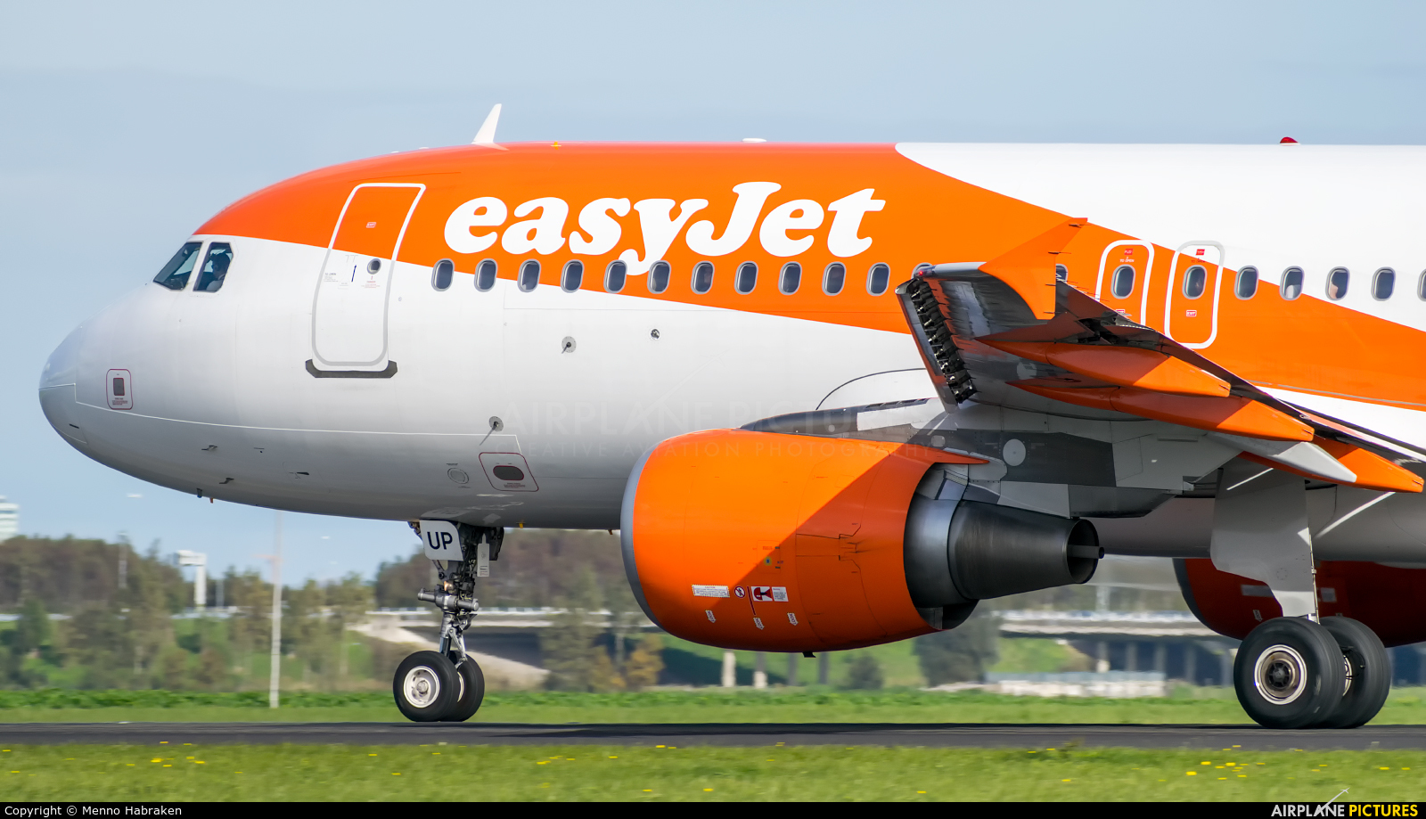 easyJet G-EZUP aircraft at Amsterdam - Schiphol