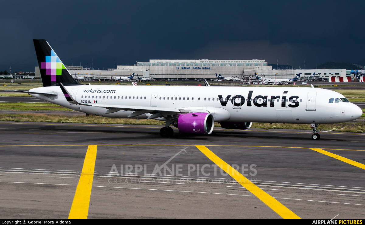 Volaris N535VL aircraft at Mexico City - Licenciado Benito Juarez Intl