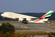 A6-EDW - Emirates Airlines Airbus A380 aircraft