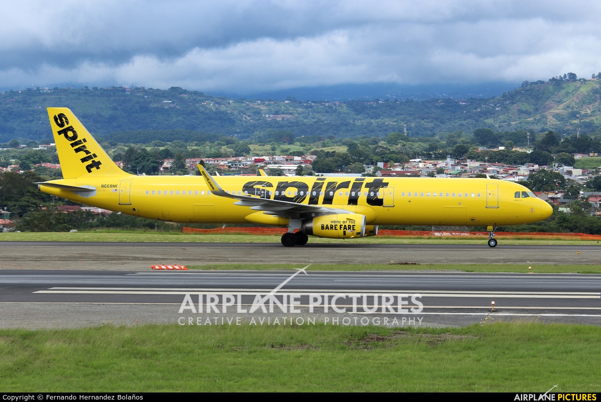 Spirit Airlines N668NK aircraft at San Jose - Juan Santamaría Intl