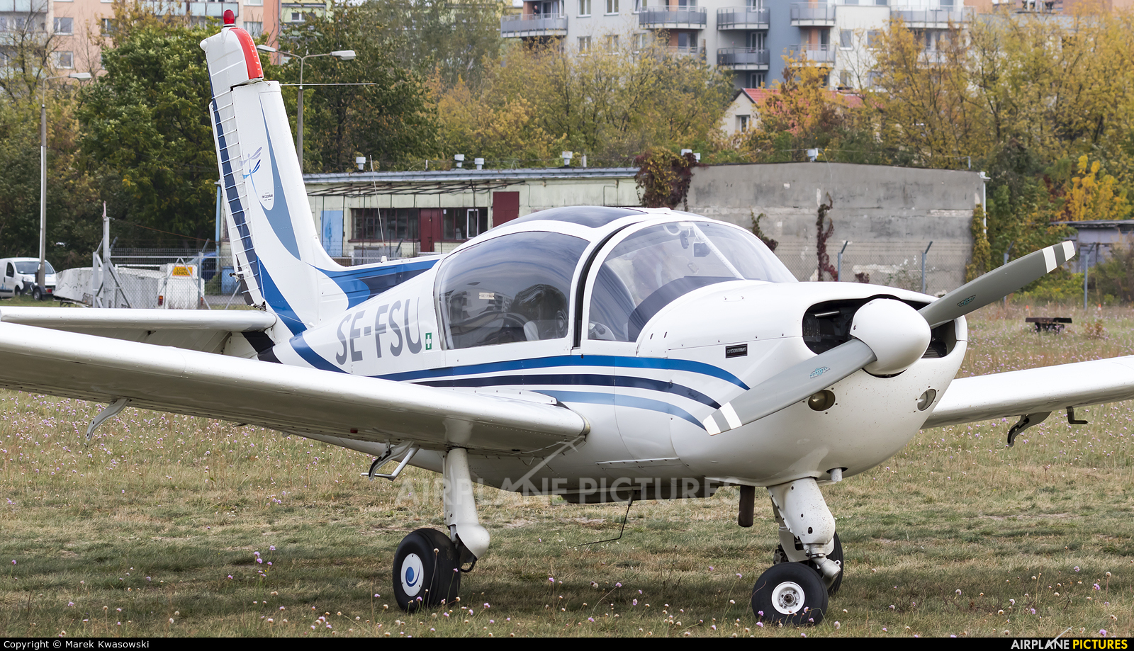 Private SE-FSU aircraft at Warsaw - Babice
