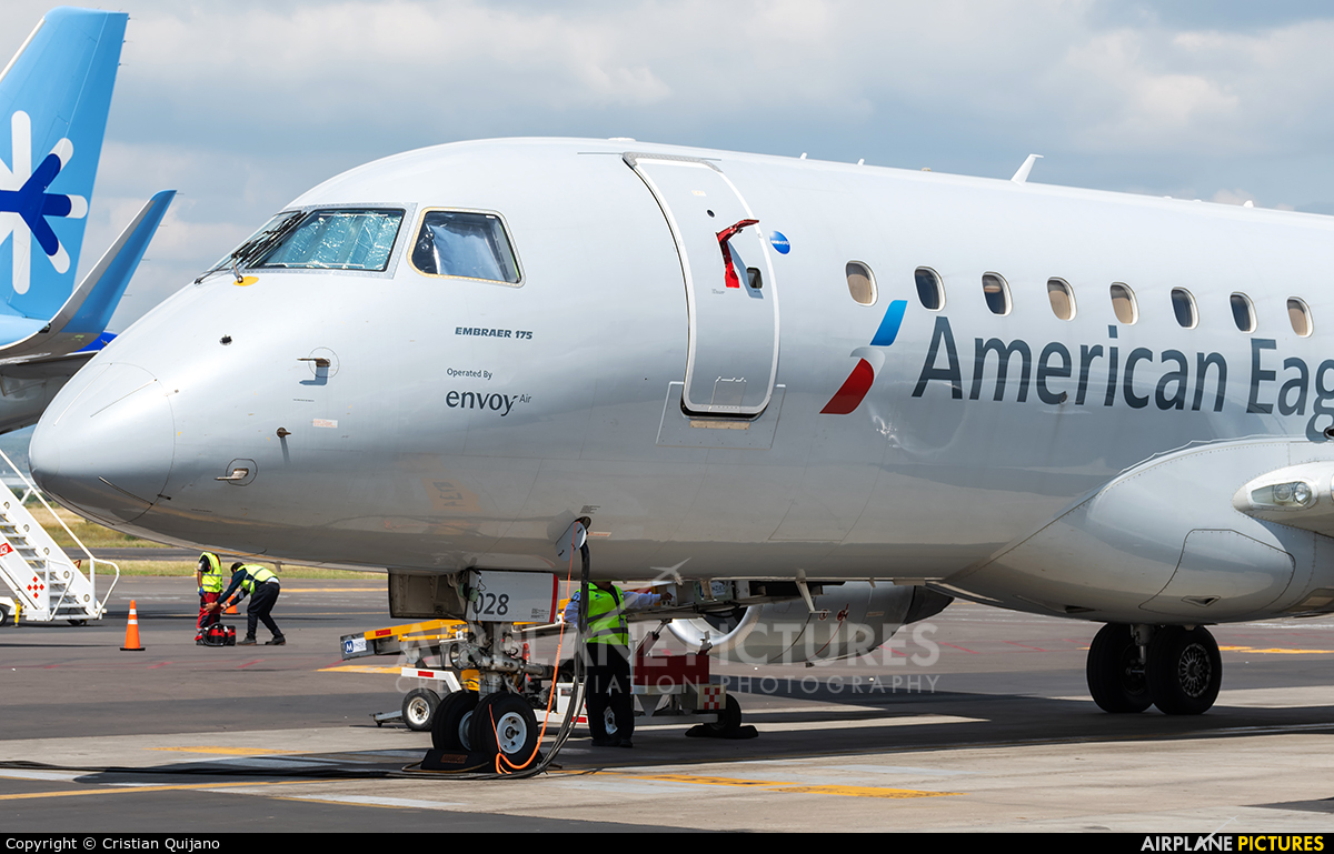 American Eagle N228NN aircraft at Leon/Guanajuato