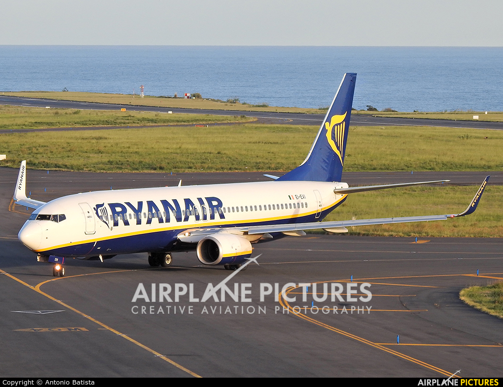 Ryanair EI-EVI aircraft at Azores - Ponta Delgada