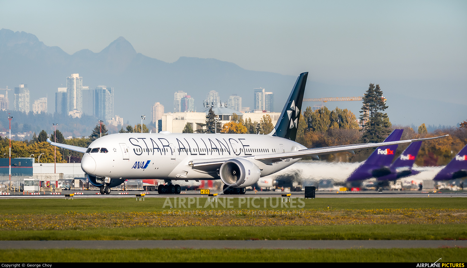ANA - All Nippon Airways JA899A aircraft at Vancouver Intl, BC