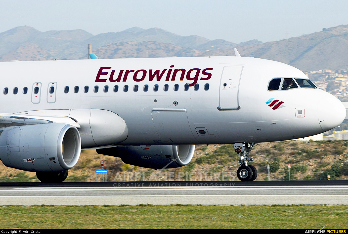 Eurowings Europe OE-IQB aircraft at Málaga