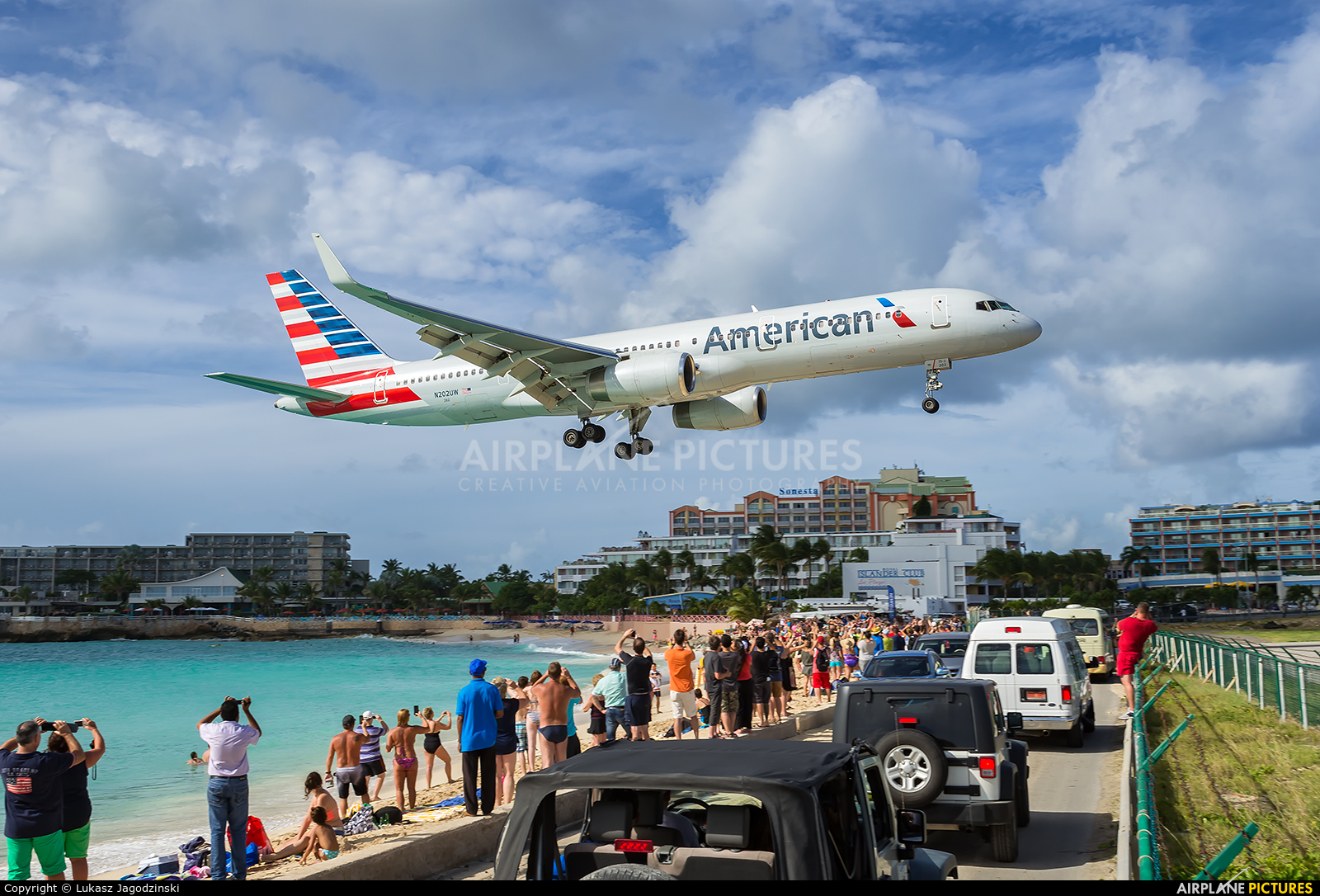 American Airlines N202UW aircraft at Sint Maarten - Princess Juliana Intl