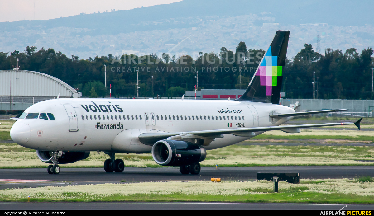 Volaris N512VL aircraft at Mexico City - Licenciado Benito Juarez Intl