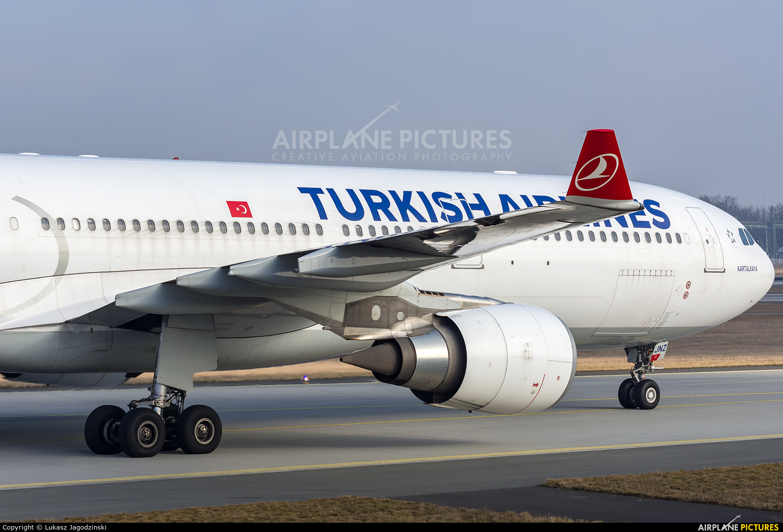 Turkish Airlines TC-JNZ aircraft at Frankfurt