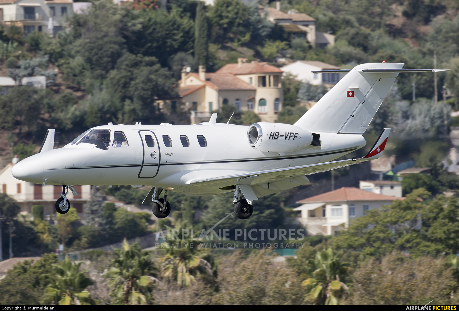 Private HB-VPF aircraft at Cannes - Mandelieu
