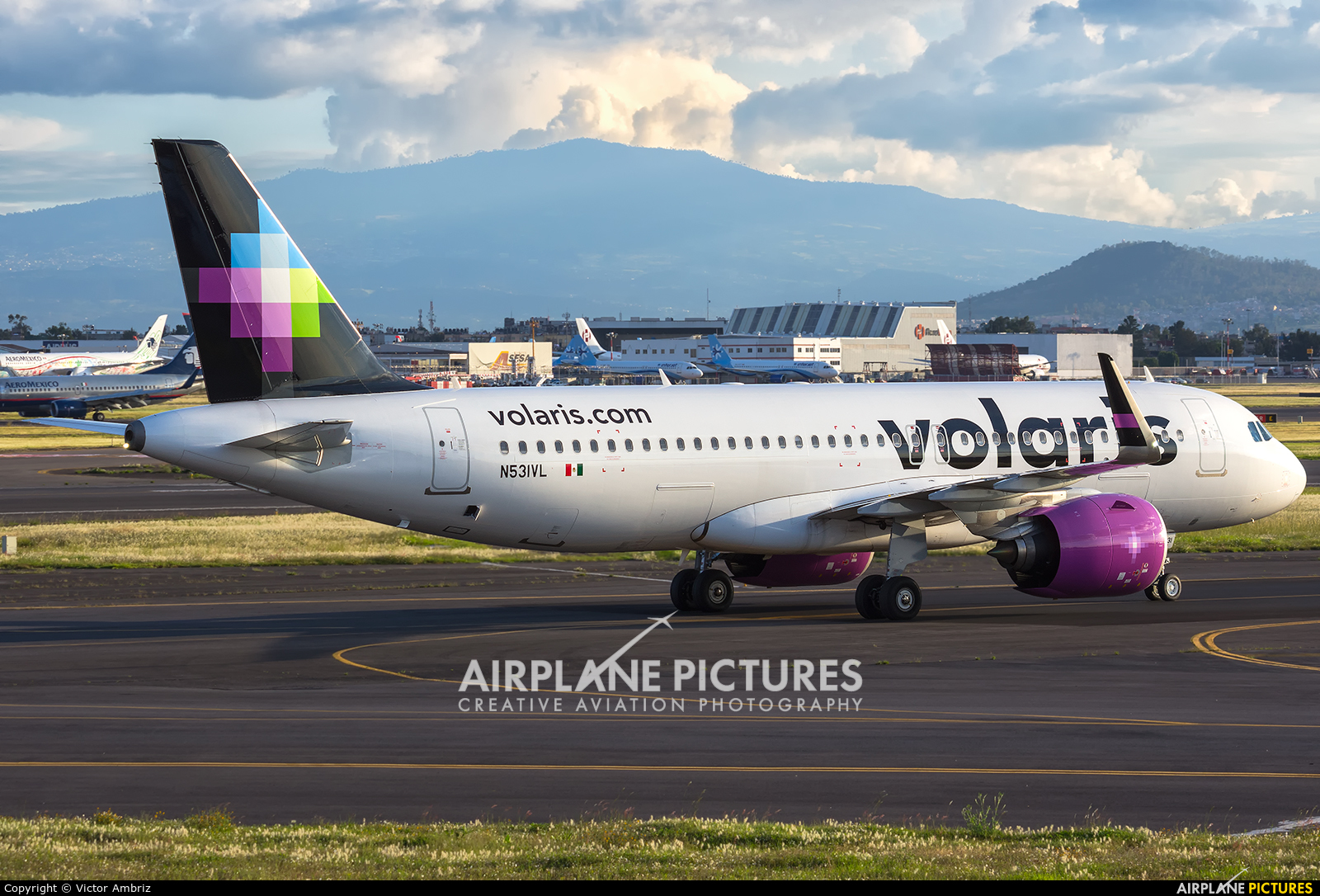 Volaris N531VL aircraft at Mexico City - Licenciado Benito Juarez Intl