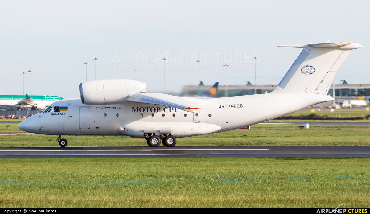 Motor Sich UR-74026 aircraft at Dublin