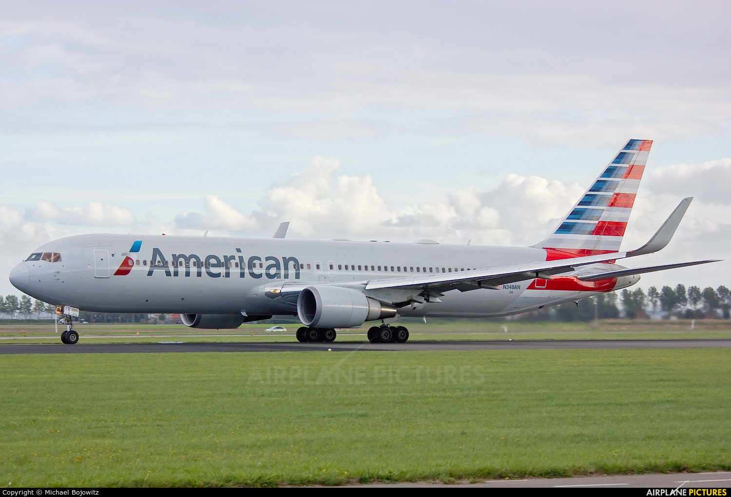 American Airlines N348AN aircraft at Amsterdam - Schiphol