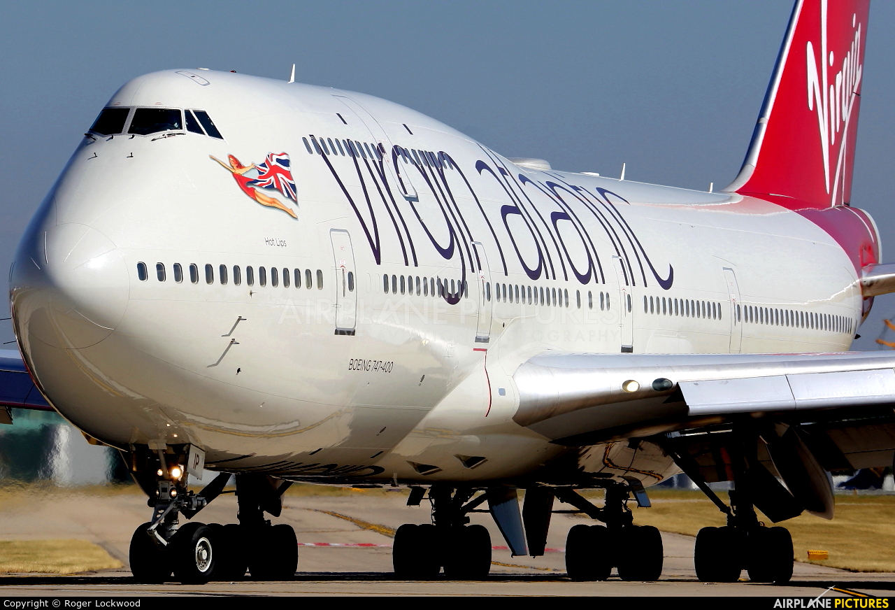 Virgin Atlantic G-VLIP aircraft at Manchester