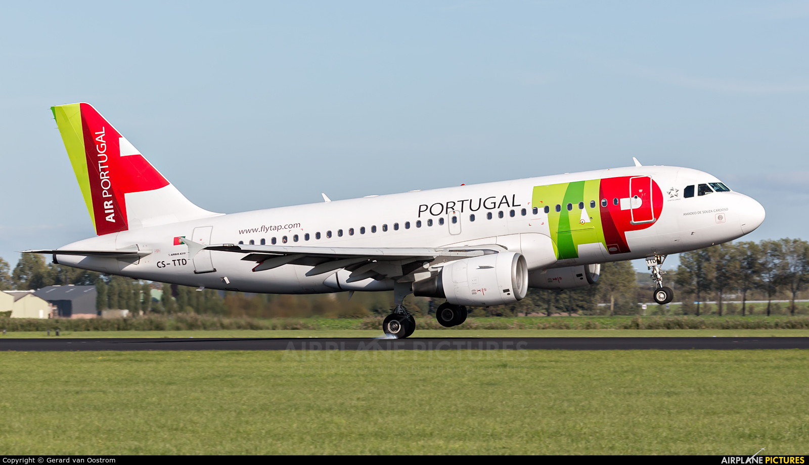 TAP Portugal CS-TTD aircraft at Amsterdam - Schiphol