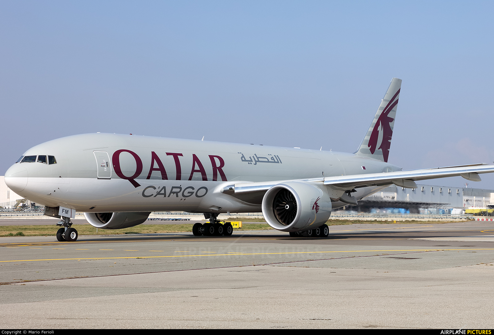 Qatar Airways Cargo A7-BFM aircraft at Milan - Malpensa