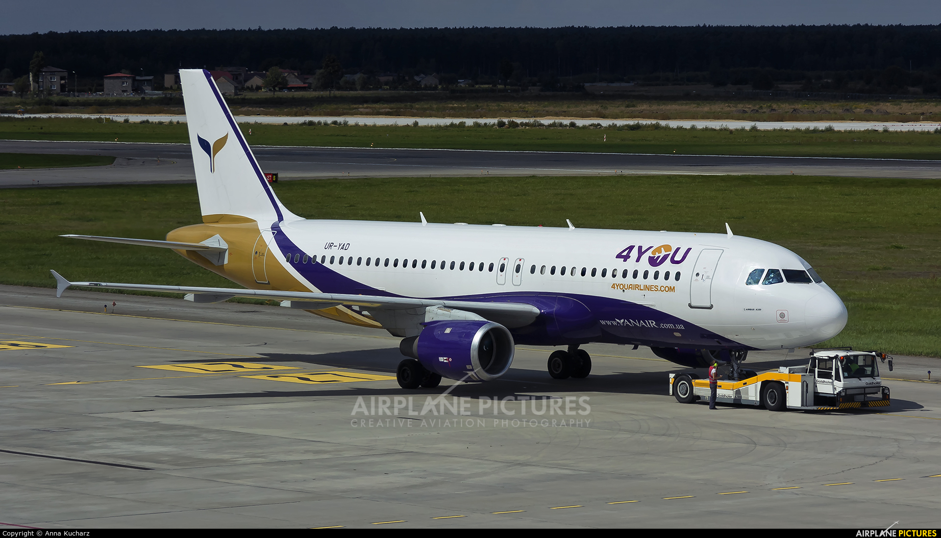 4YOU Airlines UR-YAD aircraft at Katowice - Pyrzowice