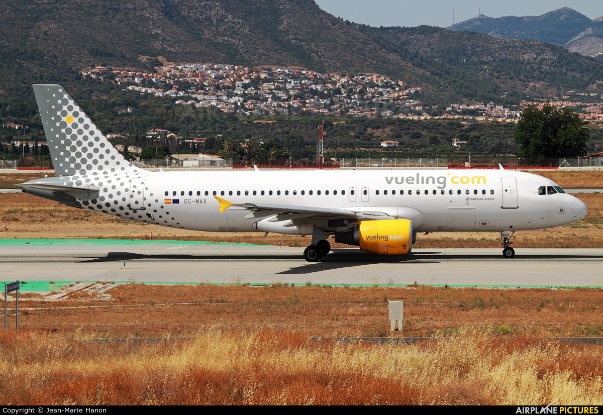 Vueling Airlines EC-MAX aircraft at Málaga