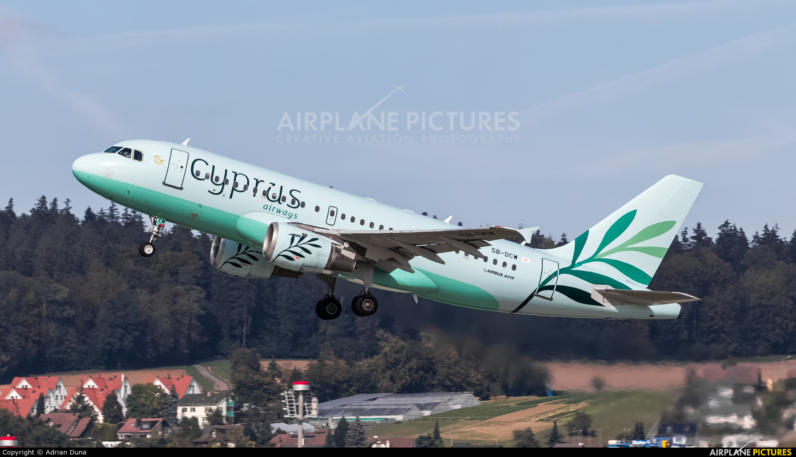 Cyprus Airways 5B-DCW aircraft at Zurich