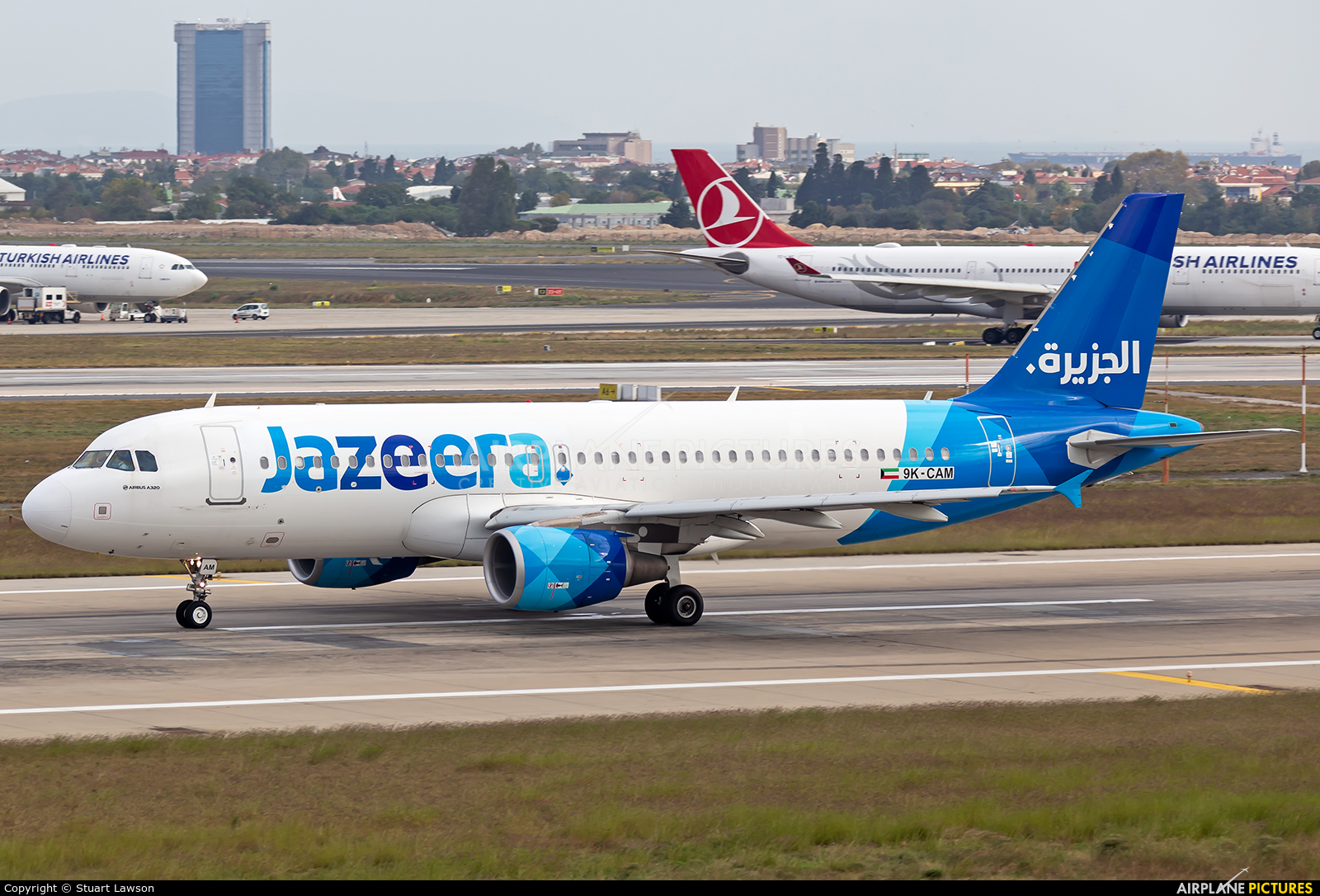 Jazeera Airways 9K-CAM aircraft at Istanbul - Ataturk